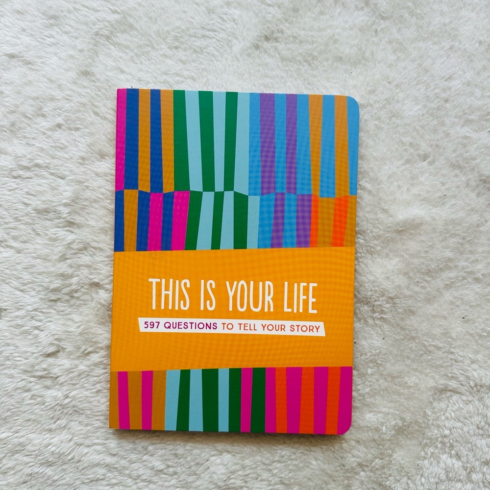 This is Your Life: Colorful Striped Journal